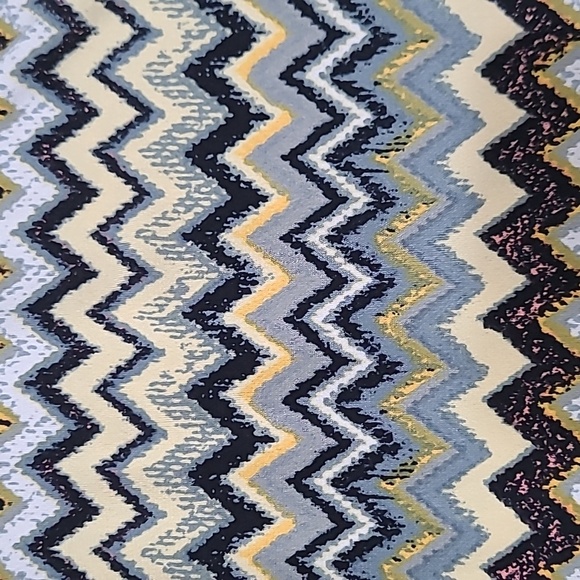 Emma & Michele Colorful Chevron Patterned Sleeveless Maxi Dress size 2X - Picture 8 of 8